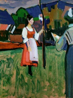 Gabriele-Muenter_beim-Malen